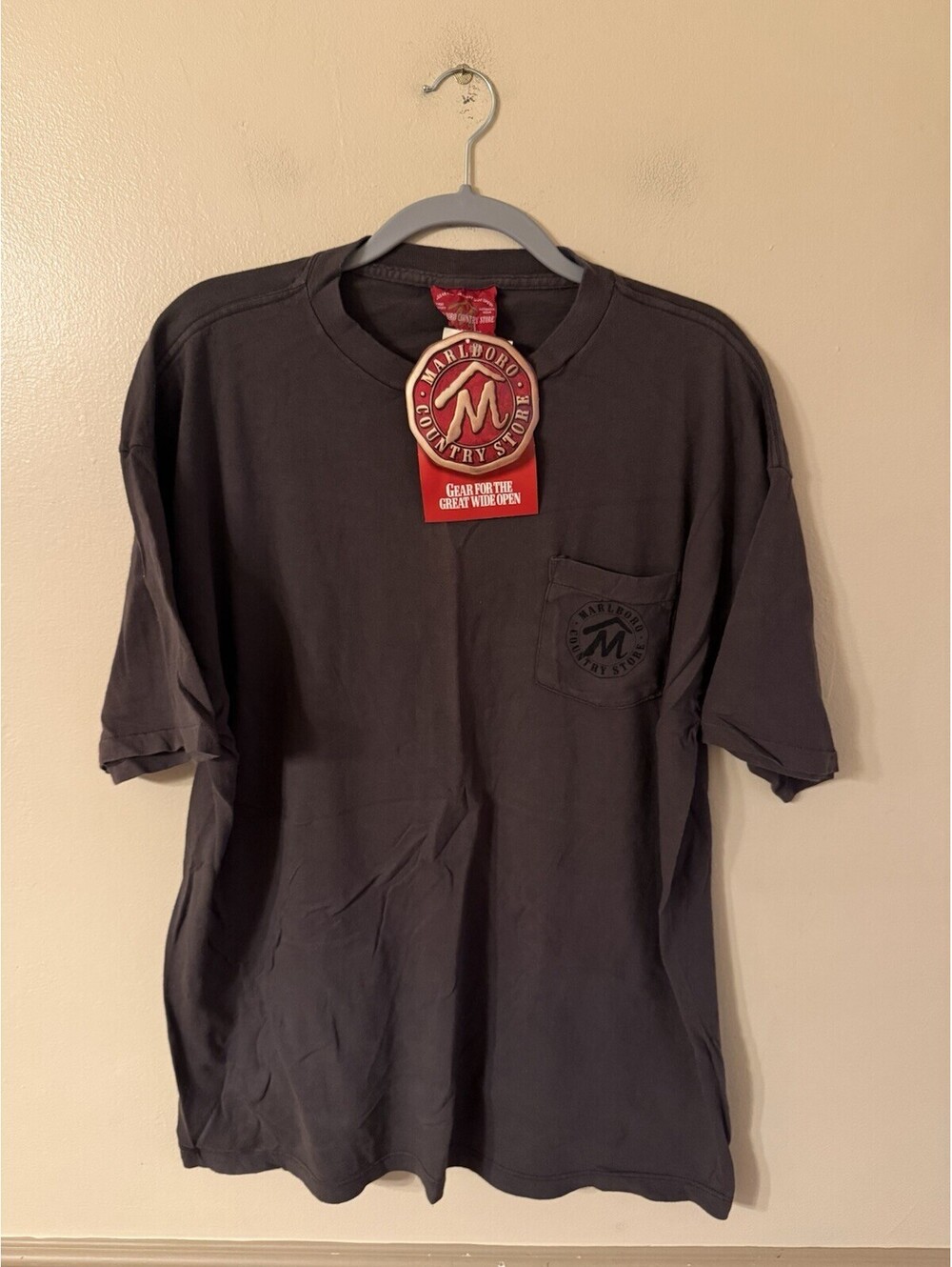 Vintage 90’s Marlboro Country Store Bucking Horse T Shirt OS Single Stitched